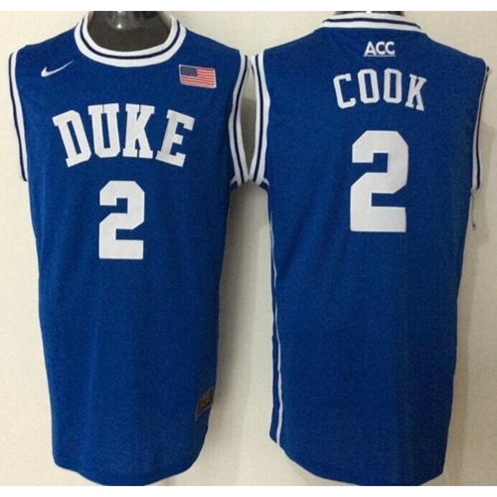 Blue Devils #2 Quinn Cook Blue Basketball New Stitched NCAA Jersey 1