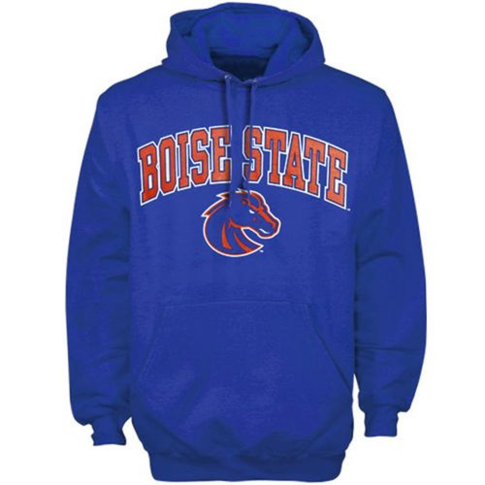 Boise State Broncos Arch Over Logo Hoodie Royal 1