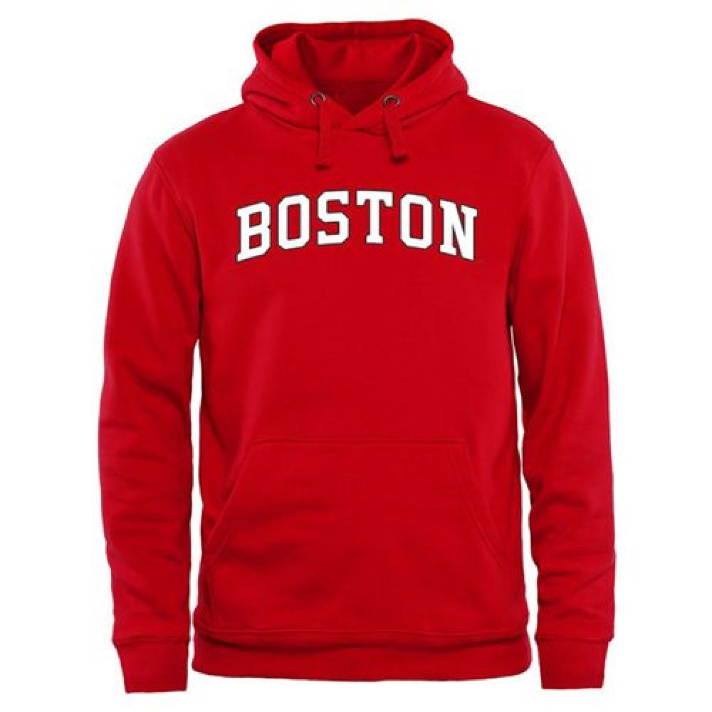 Boston University Everyday Pullover Hoodie Red 1