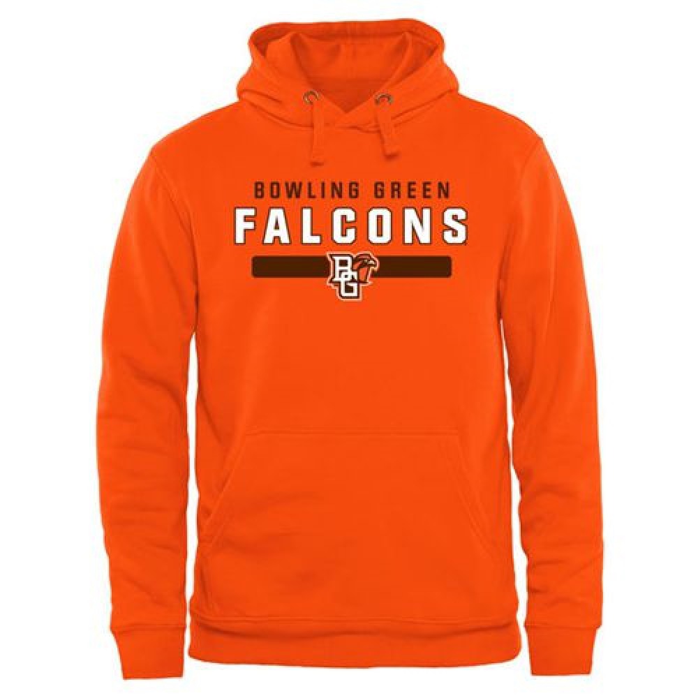 Bowling Green St. Falcons Team Strong Pullover Hoodie Orange 1
