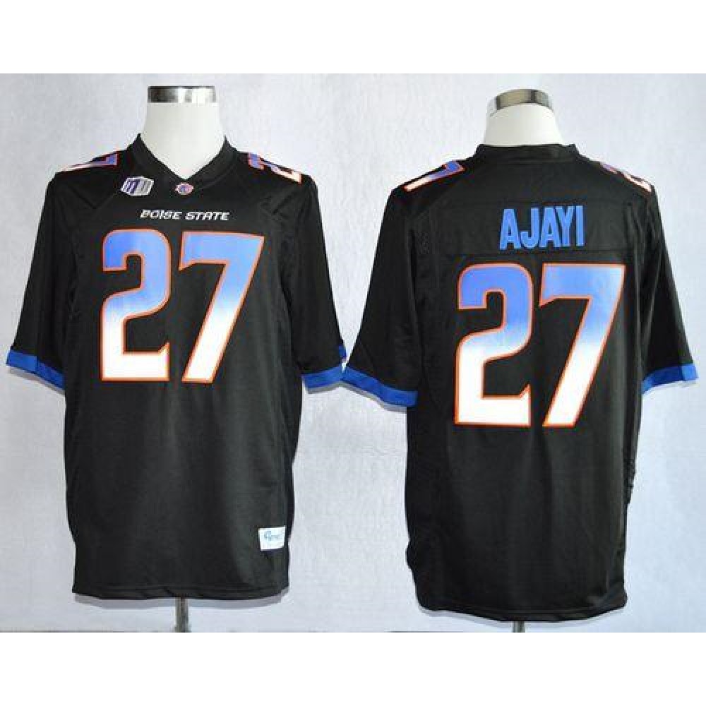 Broncos #27 Jay Ajayi Black Stitched NCAA Jersey 1