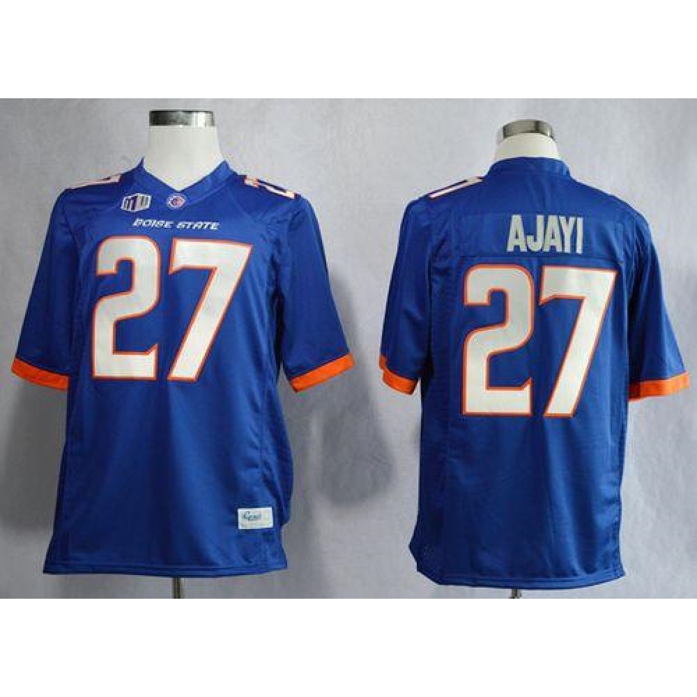 Broncos #27 Jay Ajayi Blue Stitched NCAA Jersey 1
