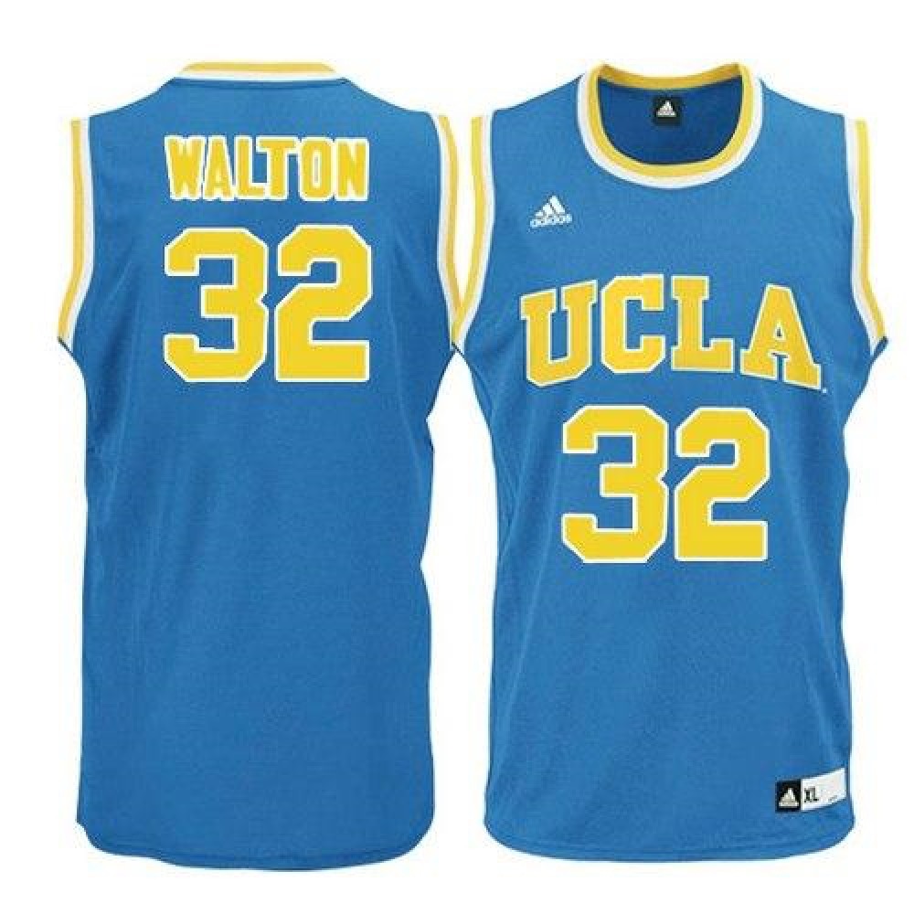 Bruins #32 Bill Walton Blue Basketball Stitched NCAA Jersey 1