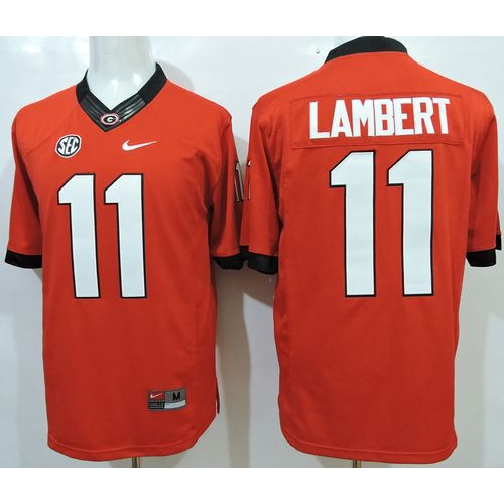 Bulldogs #11 Greyson Lambert Red Limited Stitched NCAA Jersey 1