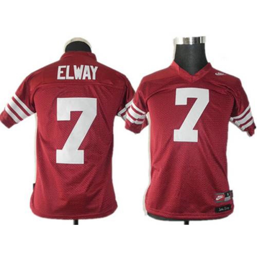 Cardinal #7 John Elway Red Stitched Youth NCAA Jersey 1