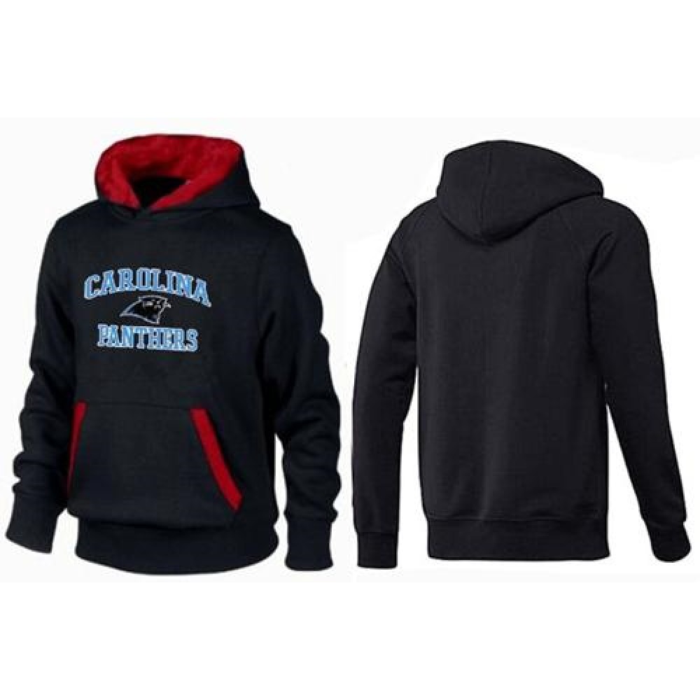 Carolina Panthers Heart & Soul Pullover Hoodie Black & Red 1