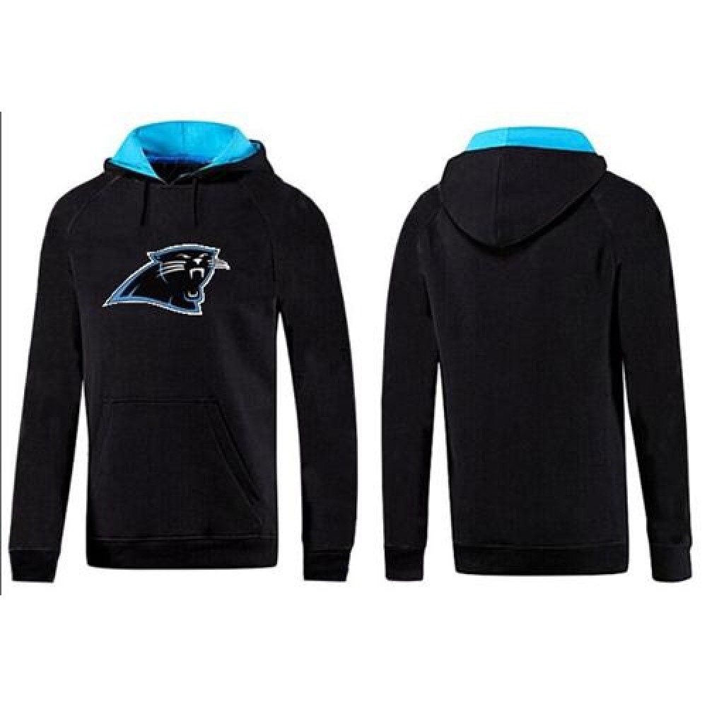 Carolina Panthers Logo Pullover Hoodie Black & Blue 1