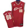 Men's Cleveland Cavaliers Red Authentic Custom Jersey
