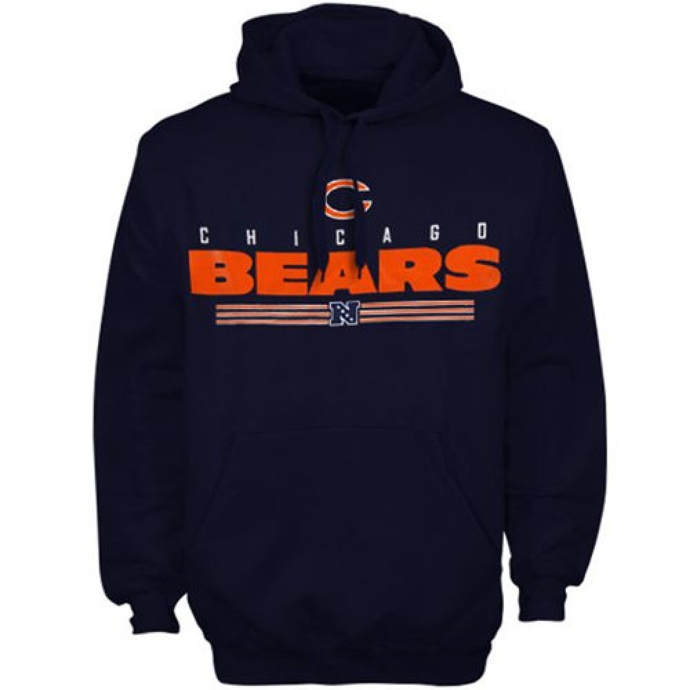 Chicago Bears Critical Victory VI Hoodie Navy Blue 1