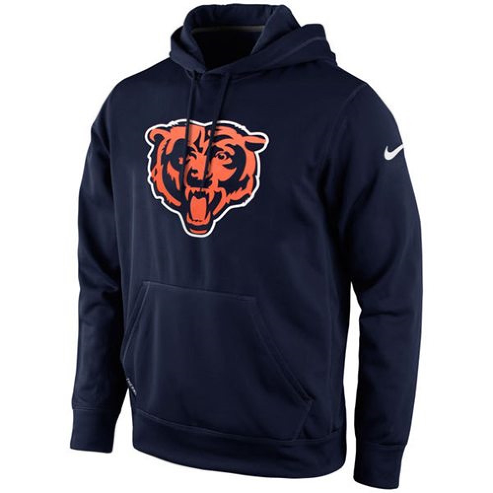 Chicago Bears KO Logo Essential Hoodie Navy Blue 1