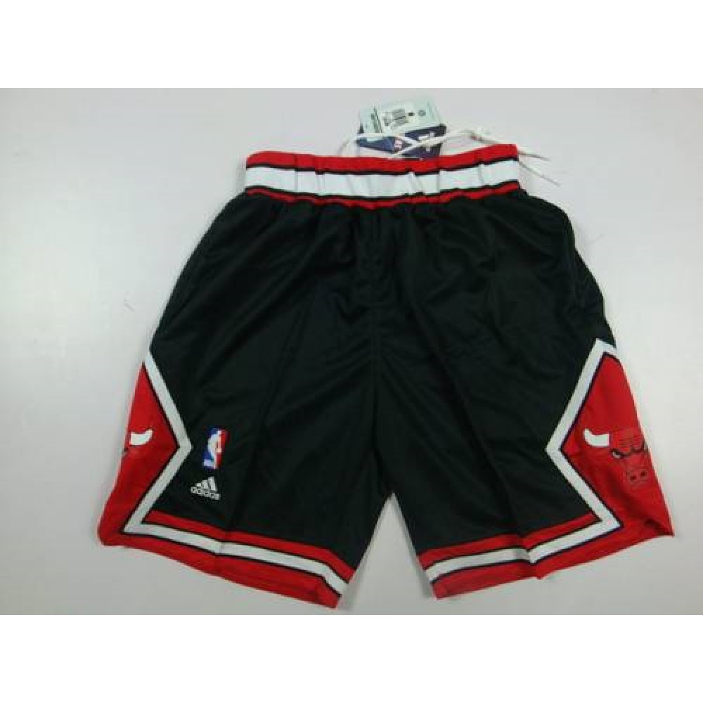 Chicago Bulls Black NBA Shorts 1