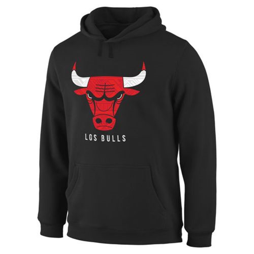 Chicago Bulls Noches Enebea Pullover Hoodie Black 1