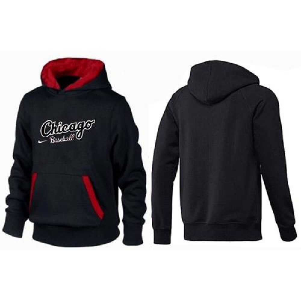 Chicago White Sox Pullover Hoodie Black & Red 1