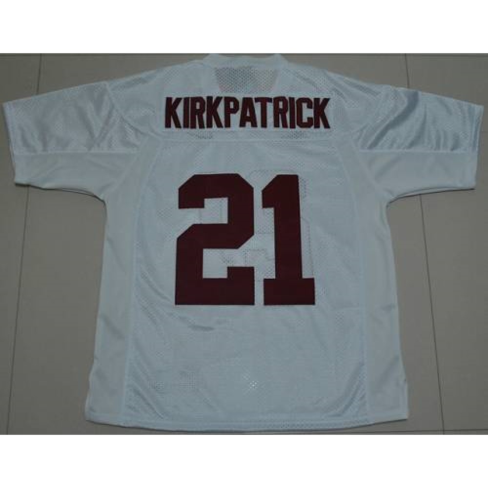 Crimson Tide #21 Dre Kirkpatrick White Stitched NCAA Jersey 1