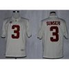 Crimson Tide #3 Vinnie Sunseri White Limited 2016 College Football Playoff National Championship Patch Stitched NCAA Jersey