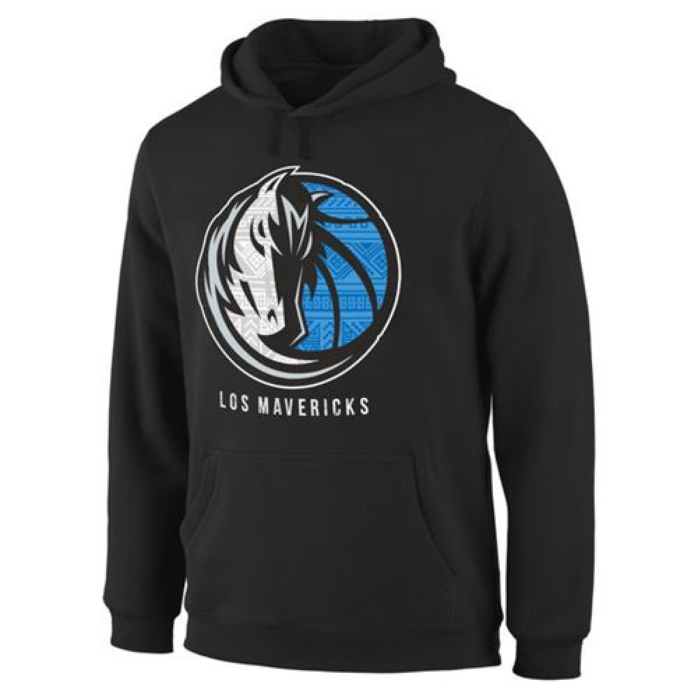 Dallas Mavericks Noches Enebea Pullover Hoodie Black 1