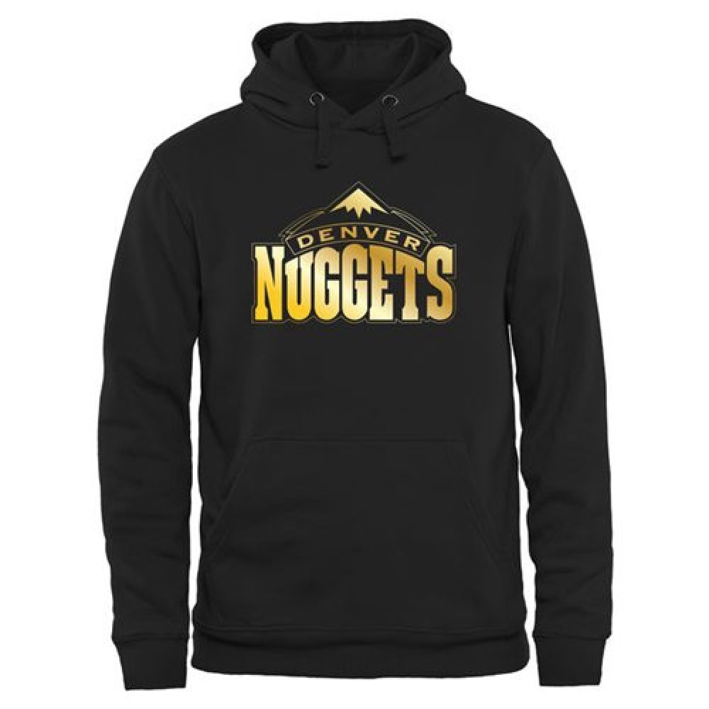 Denver Nuggets Gold Collection Pullover Hoodie Black 1