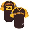 Dodgers #23 Adrian Gonzalez Brown 2016 All-Star National League Stitched Youth MLB Jersey