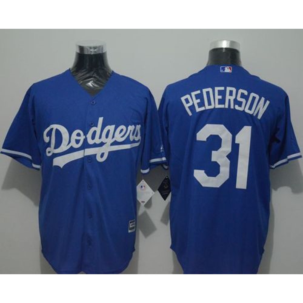 Dodgers #31 Joc Pederson Blue New Cool Base Stitched MLB Jersey 1