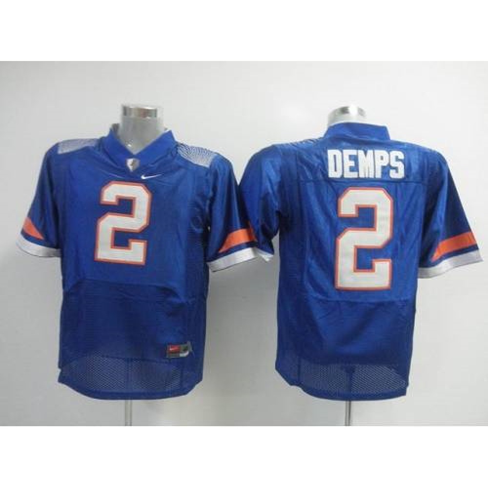 Gators #2 Jeff Demps Blue Stitched NCAA Jersey 1