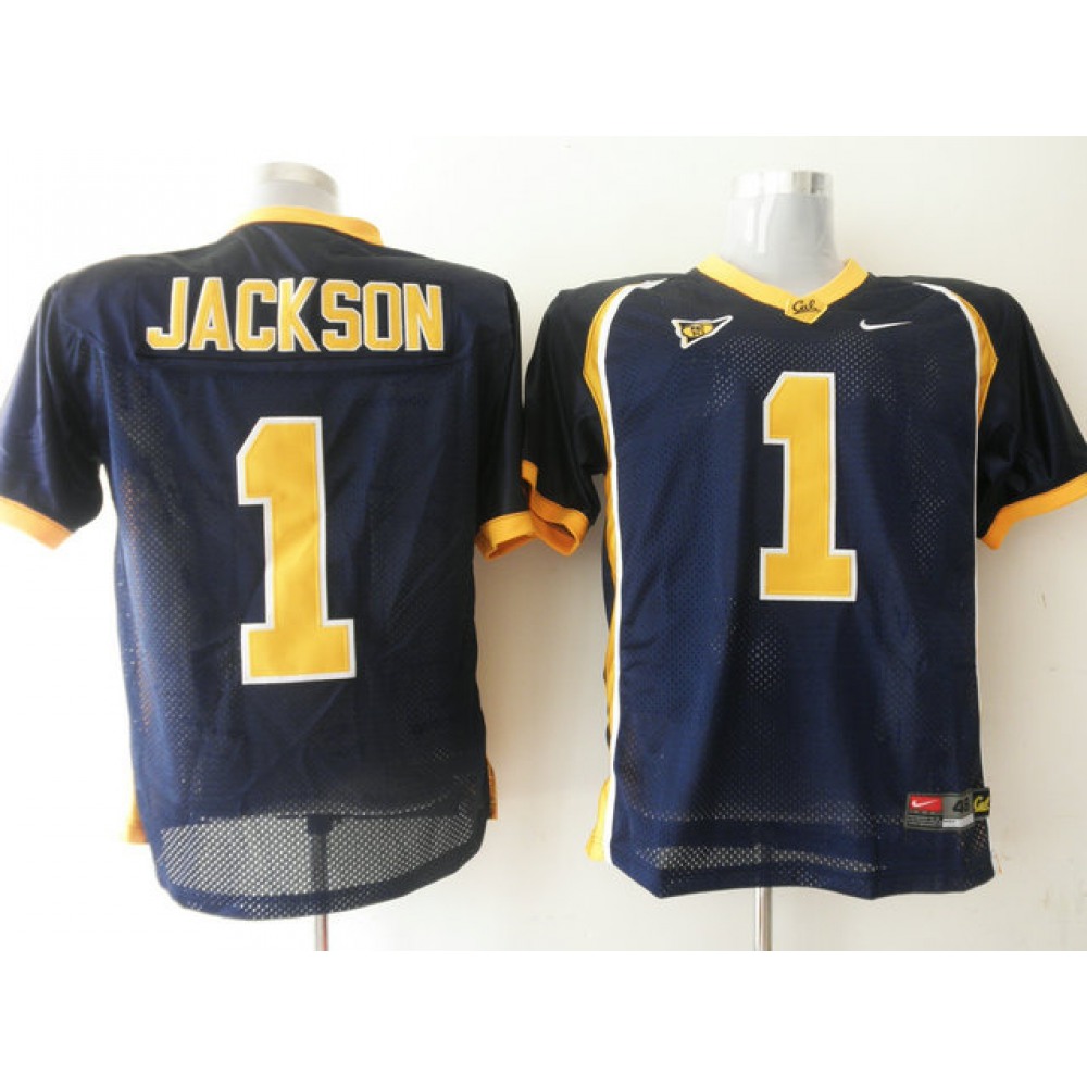 Golden Bears #1 DeSean Jackson Blue Stitched NCAA Jersey 1