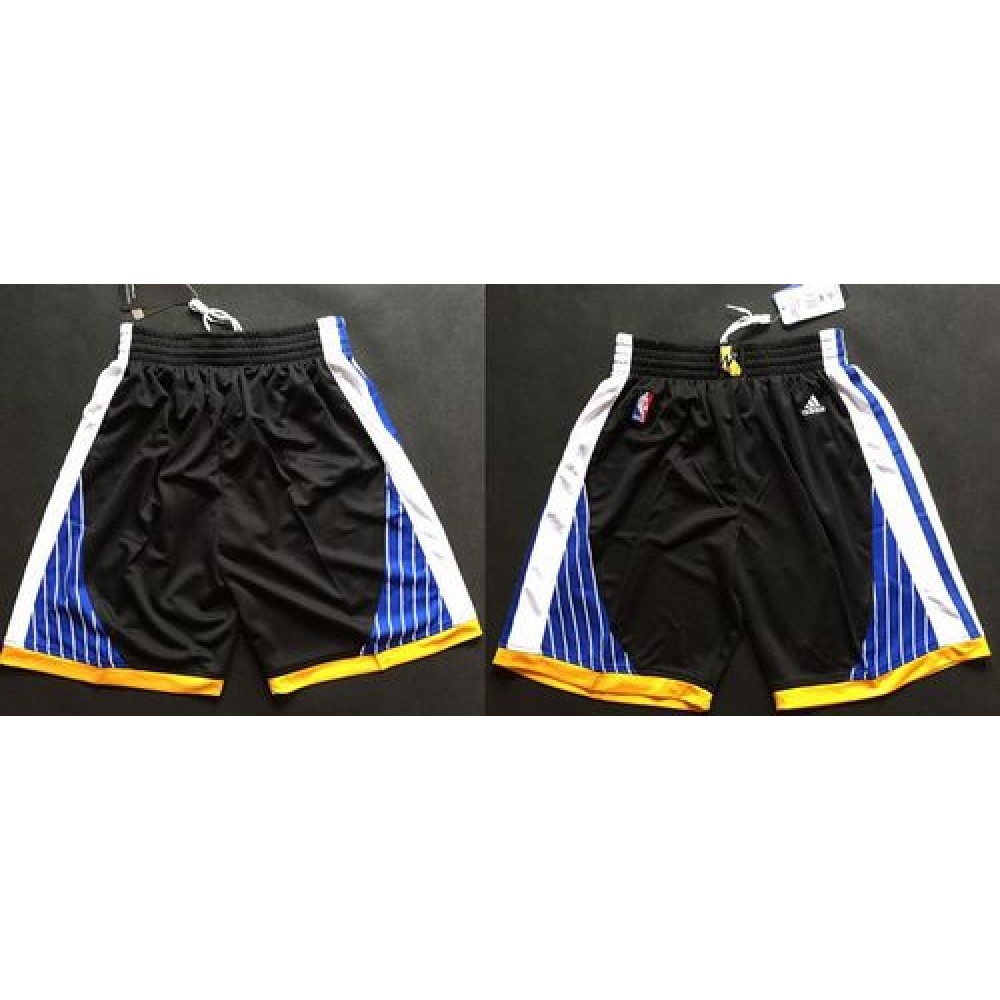 Golden State Warriors Black(Stripe) NBA Shorts 1