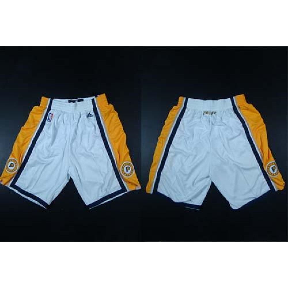 Indiana Pacers White NBA Shorts 1