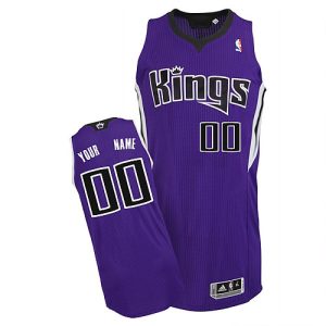 Men's Sacramento Kings Purple Authentic Custom Jersey