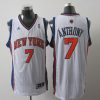 Knicks #7 Carmelo Anthony White Stitched Youth NBA Jersey