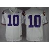 LSU Tigers #10 Anthony Jennings White Stitched NCAA Jersey