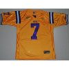 LSU Tigers #7 Tyrann Mathieu Gold Stitched NCAA Jersey