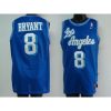 Lakers #8 Kobe Bryant Stitched Blue NBA Jersey