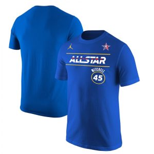 Men's 2021 All-Star #45 Donovan Blue Royal T-Shirt