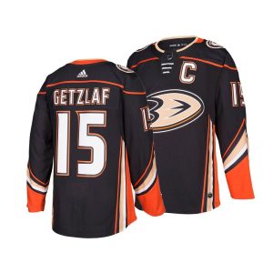 Men's Anaheim Ducks #15 Ryan Getzlaf Black Stitched NHL Jersey