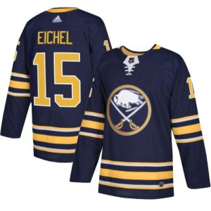 Men's Buffalo Sabres #15 Jack Eichel Navy Stitched NHL Jersey