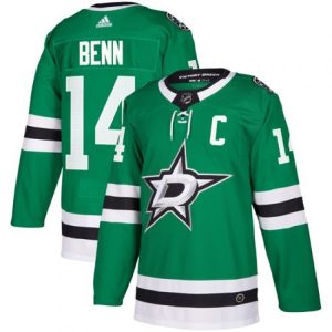 Men's Dallas Stars #14 Jamie Benn Green Stitched NHL Jersey