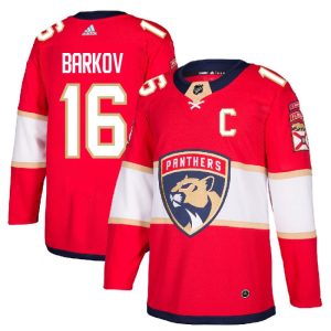 Men's Florida Panthers #16 Aleksander Barkov Red Stitched NHL Jersey