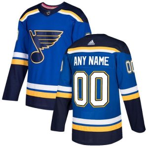 Men's St. Louis Blues Personalized Authentic Royal Blue Home Stitched NHL Jersey