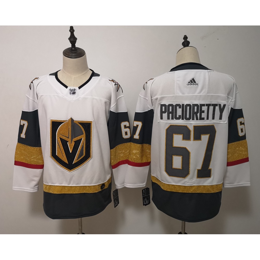 Men's Vegas Golden Knights #67 Max Pacioretty White Stitched NHL Jersey 1