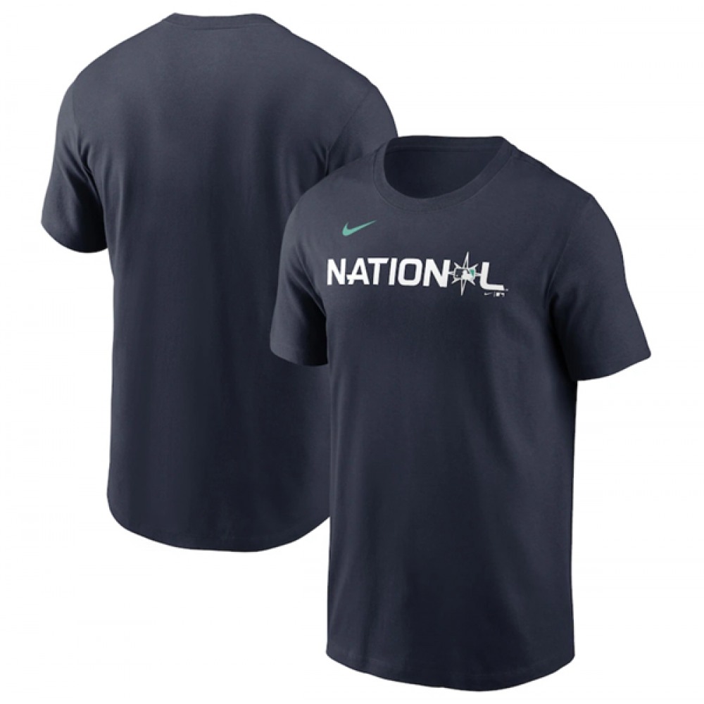Men's All-star 2023 Navy Wordmark T-Shirt 1