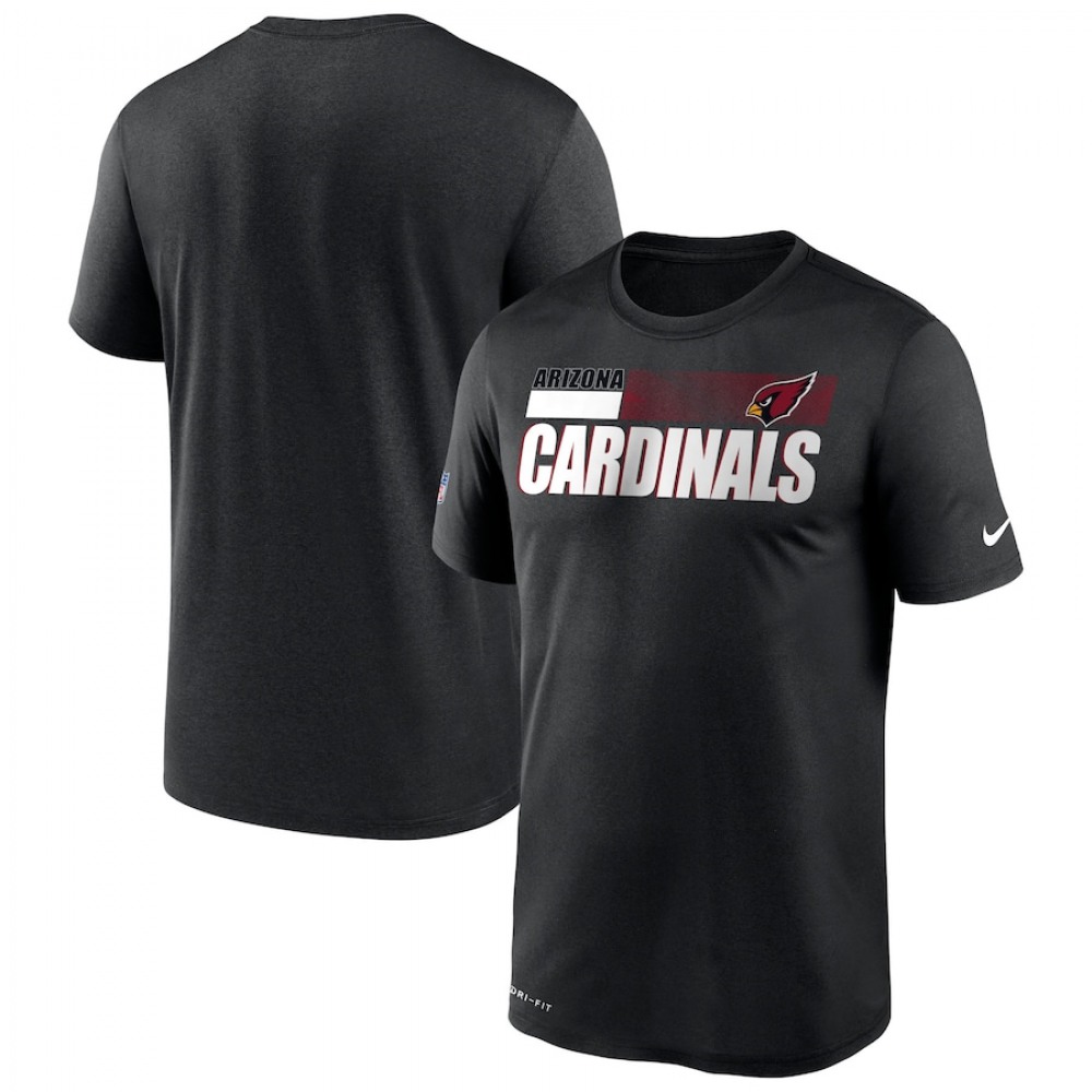 Men's Arizona Cardinals 2020 Black Sideline Impact Legend Performance T-Shirt 1