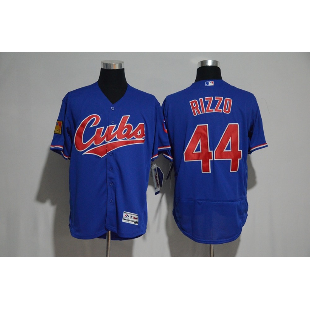 Men's Atlanta Braves #44 Hank Aaron Navy Flexbase Stitched MLB Jersey 1