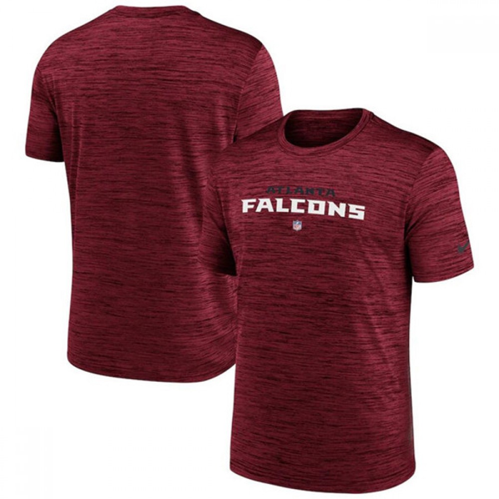 Men's Atlanta Falcons Red Velocity Performance T-Shirt 1