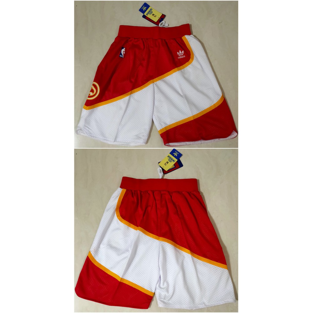 Men's Atlanta Hawks Red/White Shorts (Run Smaller) 1