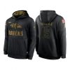 Men's Baltimore Ravens #15 Marquise Brown 2020 Black Salute to Service Sideline Performance Pullover Hoodie
