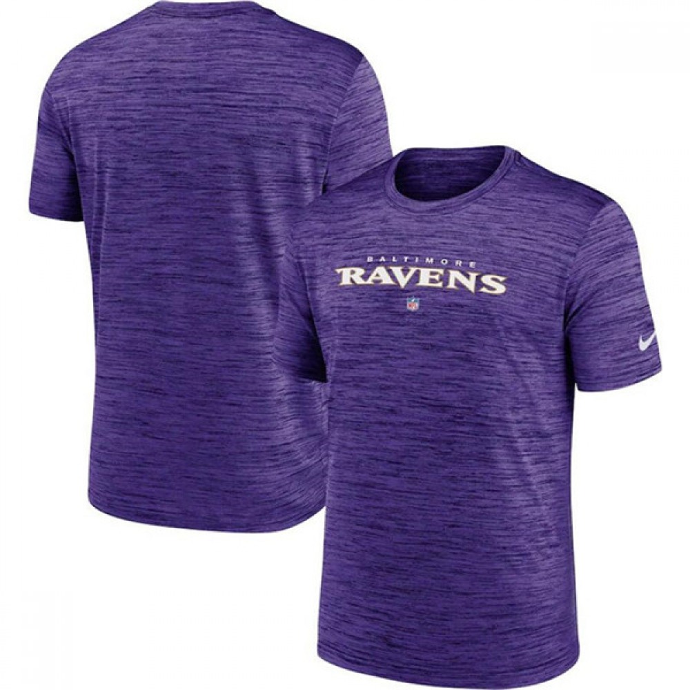 Men's Baltimore Ravens Purple Velocity Performance T-Shirt 1