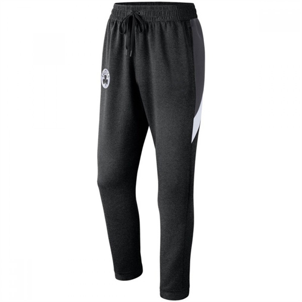 Men's Boston Celtics Black Performance Showtime Basketball Pants 1