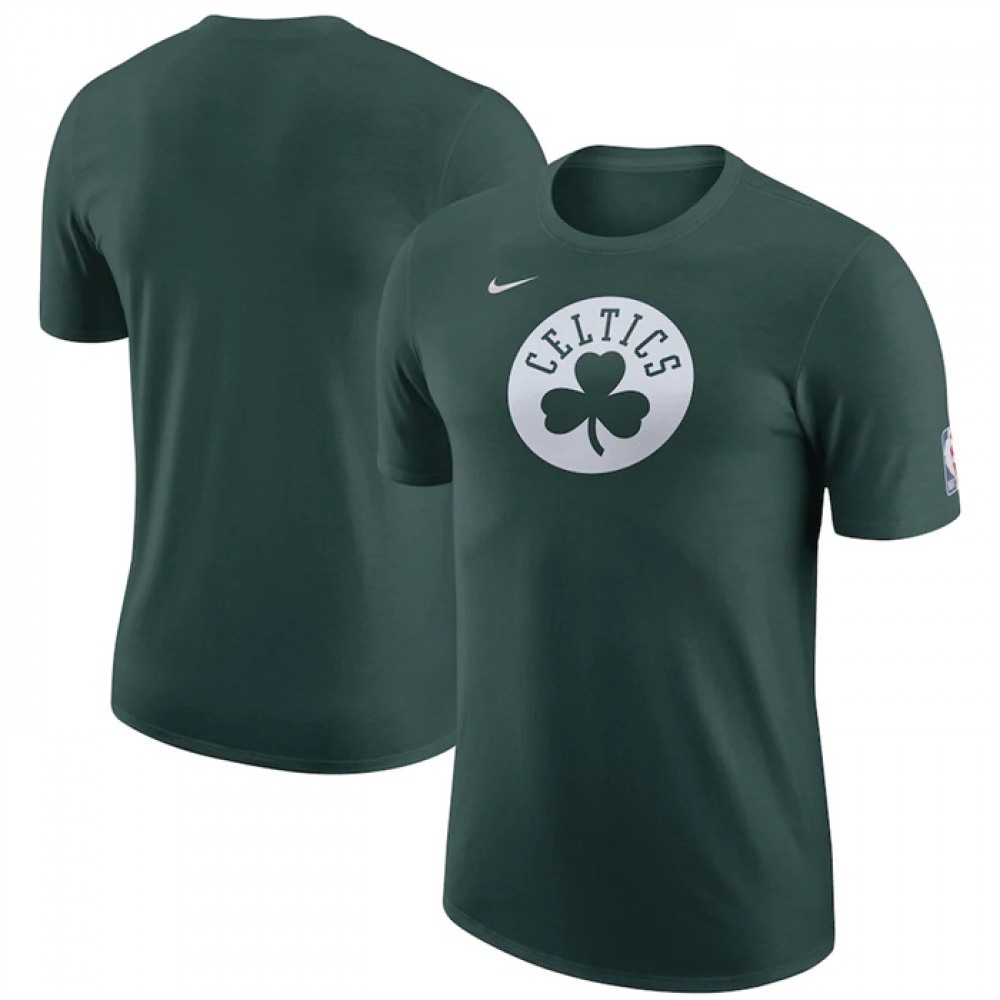 Men's Boston Celtics Green 2022/23 City Edition Essential Warmup T-Shirt 1