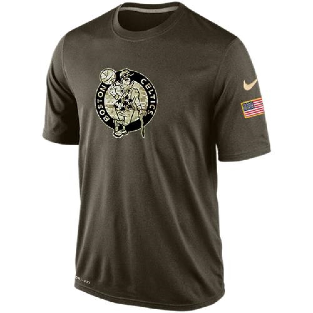 Men's Boston Celtics Salute To Service Dri-FIT T-Shirt 1
