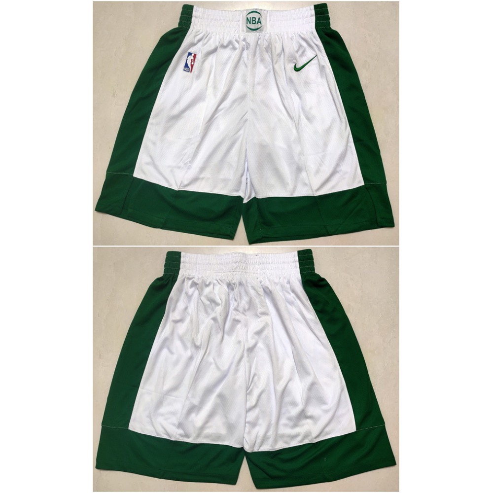 Men's Boston Celtics White/Green Shorts (Run Small) 1